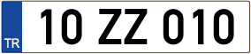 Truck License Plate